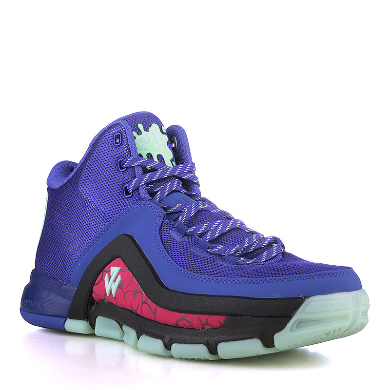мужские фиолетовые баскетбольные кроссовки  adidas J Wall 2 S85574 - цена, описание, фото 1